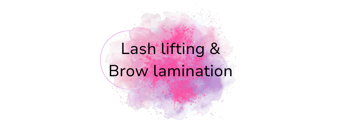 lash lifting lamination banner